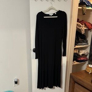 Vince Black Long Sleeve Dress